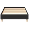 Musta sängynrunko ei patjaa Margarusa 90x190cm (engineered wood)