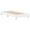 Valkoinen sängynrunko ei patjaa Margarusa 75x190cm (engineered wood)