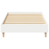 Valkoinen sängynrunko ei patjaa Margarusa 75x190cm (engineered wood)