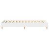 Valkoinen sängynrunko ei patjaa Margarusa 75x190cm (engineered wood)