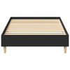 Musta sängynrunko ei patjaa Margarusa 75x190cm (engineered wood)