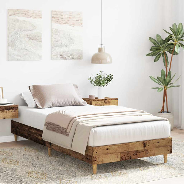 Old wood sängynrunko ei patjaa Margarusa 75x190cm (engineered wood)