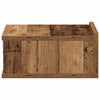 Nachttisch Saif aus Altholz, schwebend, 40x32x15cm (Holzwerkstoff)