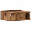 Nachttisch Saif aus Altholz, schwebend, 40x32x15cm (Holzwerkstoff)