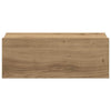 Handwerker Eiche schwebender Nachttisch Saif 40x32x15cm (Holz)