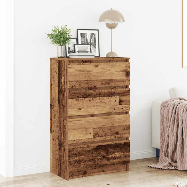 Alte Holzkommode Nance 60x35x98,5cm (Holzwerkstoff)