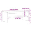 Mahler TV-Lowboard, schwarz 100x40x40cm (Spanplatte)