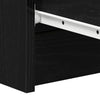 Schwarzes Sideboard Nance 60x35x98,5cm (Holz)