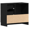 Waschtischunterschrank Arethya aus schwarzer Eiche, 63x30x54cm (Holz)