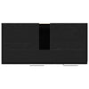 Waschtischunterschrank Arethya aus schwarzer Eiche, 63x30x54cm (Holz)