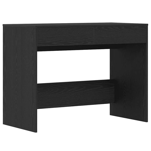 Schwarzer Eichenschreibtisch Claudius 101x50x76,5cm (Holz)