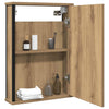 Handwerklicher Eichenholz-Spiegelschrank Bondrea 42x12x60cm