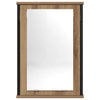 Handwerklicher Eichenholz-Spiegelschrank Bondrea 42x12x60cm