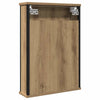 Handwerklicher Eichenholz-Spiegelschrank Bondrea 42x12x60cm