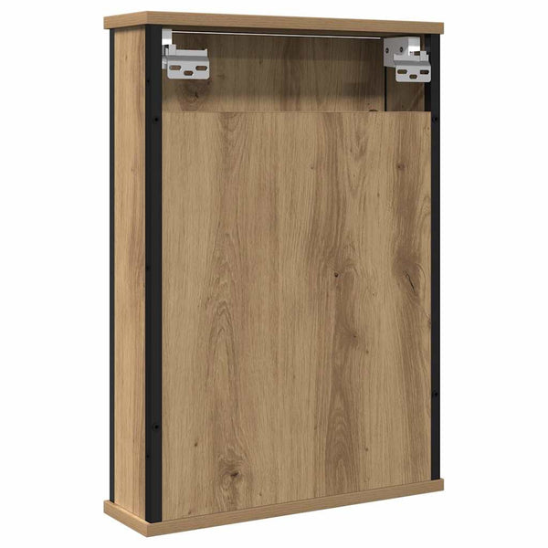 Handwerklicher Eichenholz-Spiegelschrank Bondrea 42x12x60cm