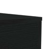 Schwarzer Couchtisch mit LED-Beleuchtung Celestina 50x50x40cm (Eiche)