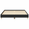 Schwarzer Bettrahmen ohne Matratze Voiculescu 150x200cm (Holz)