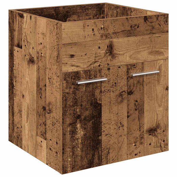 Waschtischunterschrank mit integriertem Waschbecken und Wasserhahn Miercurean