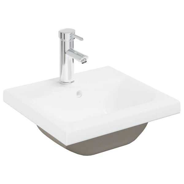 Waschtischunterschrank mit integriertem Waschbecken und Wasserhahn Miercurean