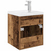 Waschtischunterschrank mit integriertem Waschbecken und Wasserhahn Miercurean