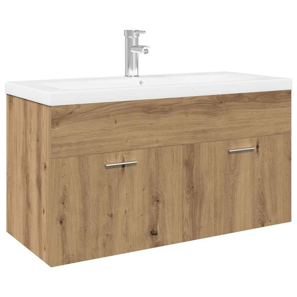 Waschtischunterschrank mit integriertem Waschbecken Miercurea (Handwerkereiche)