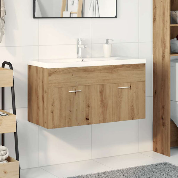 Waschtischunterschrank mit integriertem Waschbecken Miercurea (Handwerkereiche)