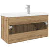 Waschtischunterschrank mit integriertem Waschbecken Miercurea (Handwerkereiche)