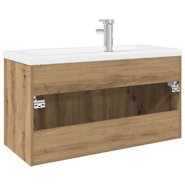Waschtischunterschrank mit integriertem Waschbecken Miercurea (Handwerkereiche)