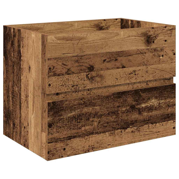 Waschbeckenunterschrank Gavin (mit Wasserhahn und integriertem Waschbecken)