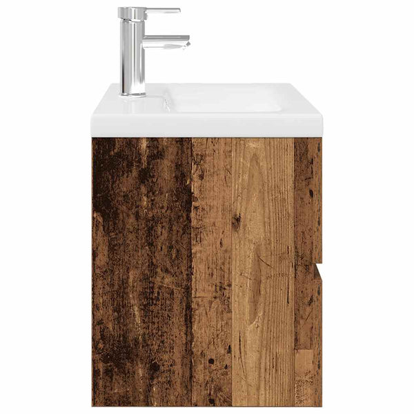 Waschbeckenunterschrank Gavin (mit Wasserhahn und integriertem Waschbecken)