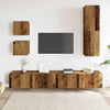 TV-Schrank Annabel 5-teilig (Wandmontage Altholz)