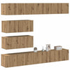 An der Wand montiertes 6-teiliges TV-Schrank-Set