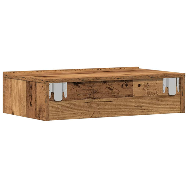 Nachttischschrank Bodolai 60x35cm aus Altholz (konstruiertes Holz)