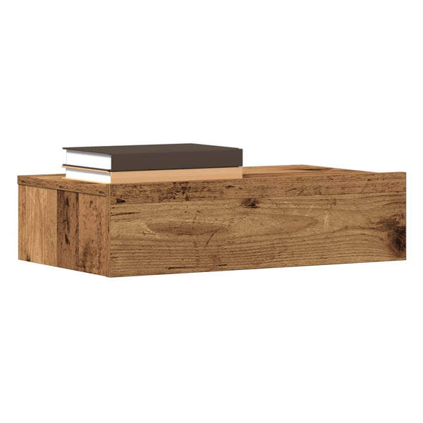 Nachttischschrank Bodolai 60x35cm aus Altholz (konstruiertes Holz)