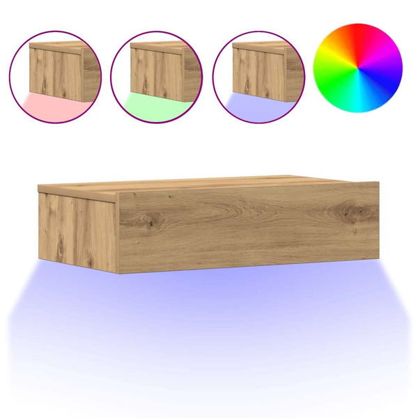 Artesaani Nachttisch aus Eiche Bodolai 60x35cm (Holz)