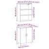 Wandschrank Thaddaeus (Wandschrank aus Altholz designed wood)
