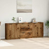 Waschtischunterschrank Dusanca 60x30x70cm (3 Stk. Altholzdesign)