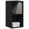 Musta lp säilytyslaatikko Milii 71x34x36cm (tammi, puinen)