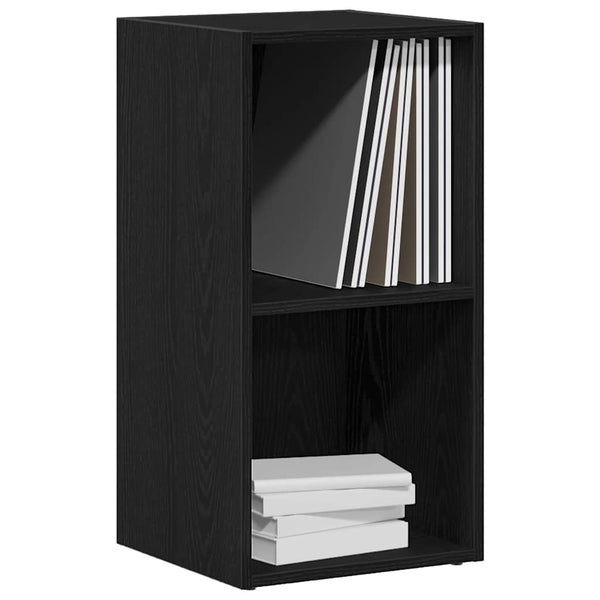 Musta lp säilytyslaatikko Milii 71x34x36cm (tammi, puinen)