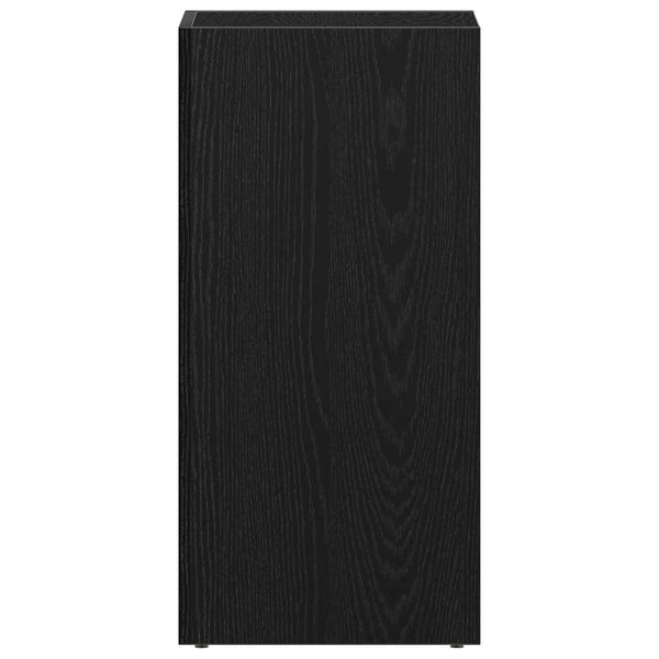 Musta lp säilytyslaatikko Milii 71x34x36cm (tammi, puinen)