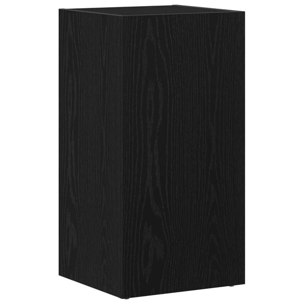 Musta lp säilytyslaatikko Milii 71x34x36cm (tammi, puinen)