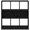 Schwarzer Eichenholz-Bücherregal Simbrioara 97,5x29,5x100cm (Holz)