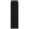 Schwarzer Eichenholz-Bücherregal Simbrioara 97,5x29,5x100cm (Holz)