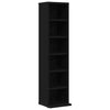 Musta tammi cd-kaappi Valyana 21x20x88cm (engineered wood)