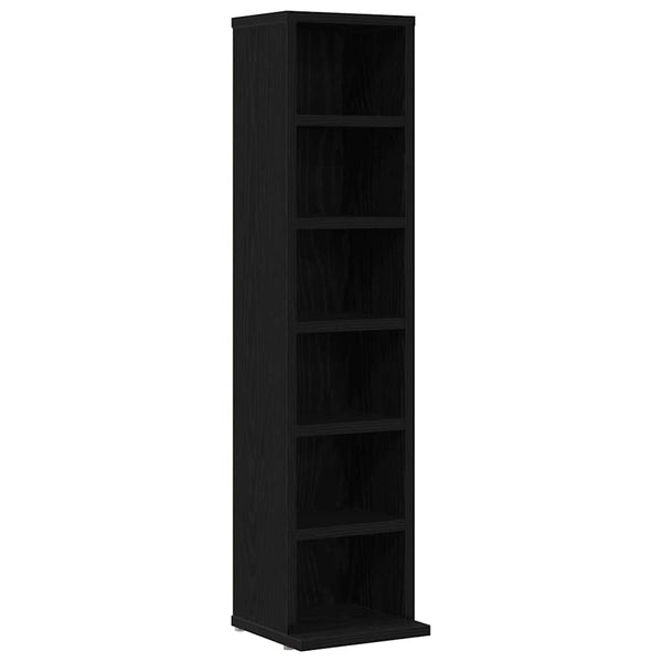 Musta tammi cd-kaappi Valyana 21x20x88cm (engineered wood)