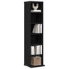 Musta tammi cd-kaappi Valyana 21x20x88cm (engineered wood)