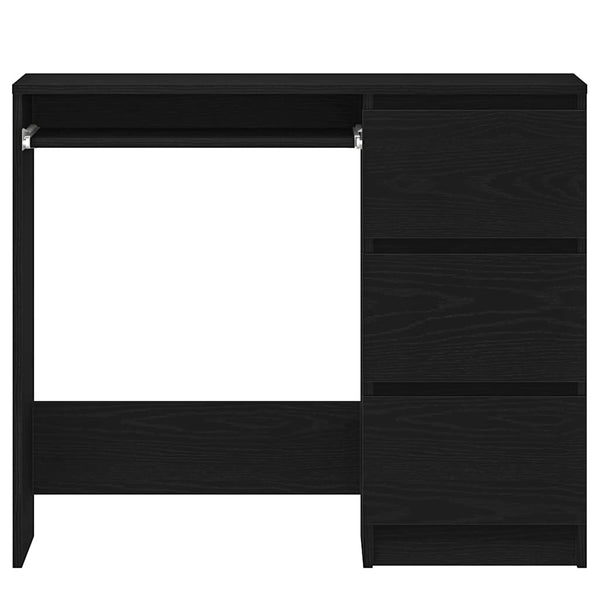 Musta tammi työpöytä Lupui 90x45x76cm (puinen)
