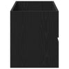 Waschtischunterschrank Portaru aus schwarzer Eiche 100x38,5x45cm (Holz)