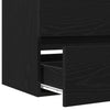 Waschtischunterschrank Portaru aus schwarzer Eiche 100x38,5x45cm (Holz)