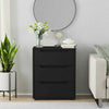 Schwarzes Sideboard Visnes, 60x40x73cm (Holz)
